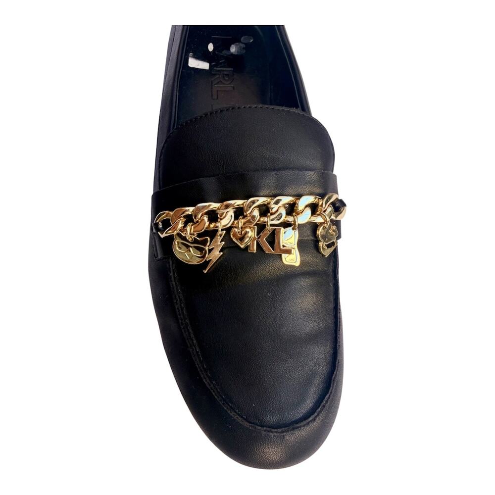 Karl Lagerfeld Black Loafers - Picture 3 of 9